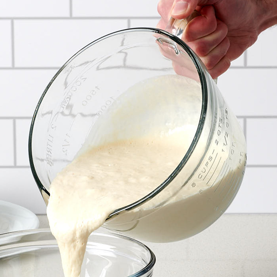 Rührschüssel und Messbecher Glas | robust | vielseitig