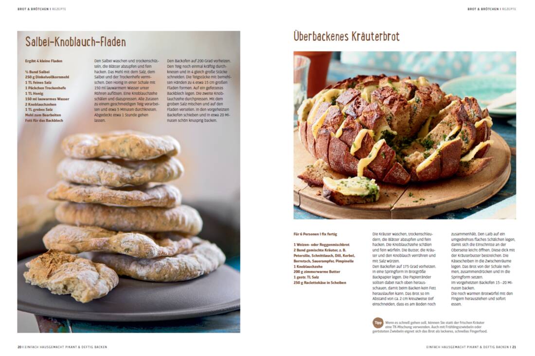 Einfach Hausgemacht: Pikant & deftig backen - Das Rezeptbuch