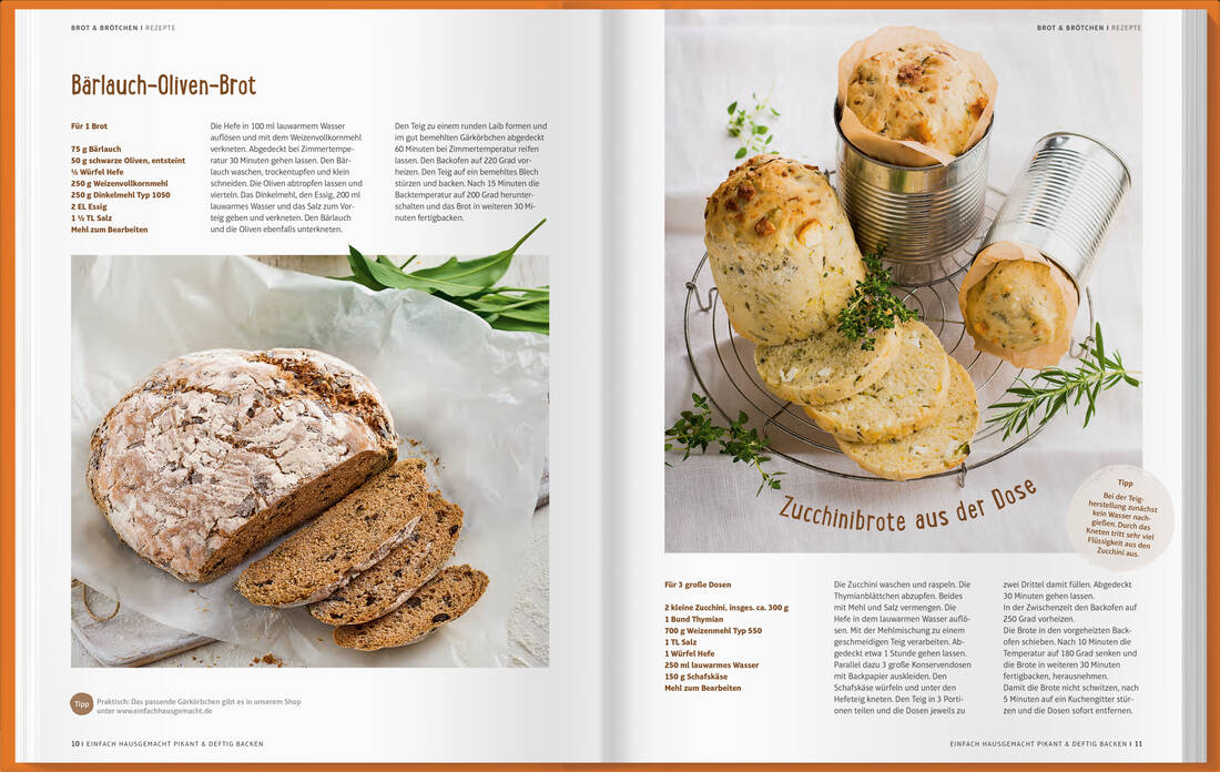 Einfach Hausgemacht: Pikant & deftig backen - Das Rezeptbuch