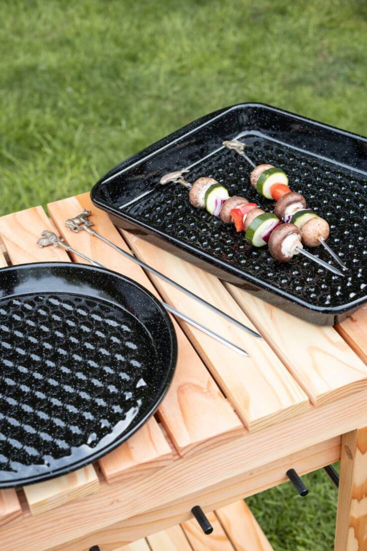 Grillschale rund
