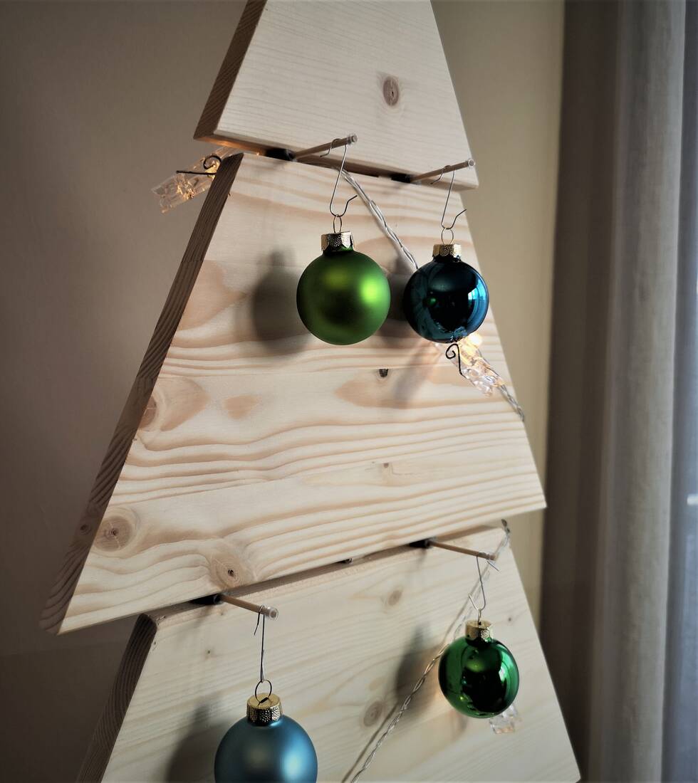 Holzweihnachtsbaum Natur