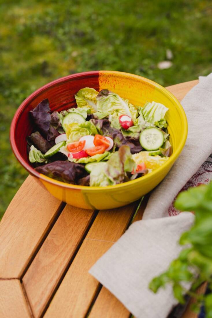Salatschüssel Sonne