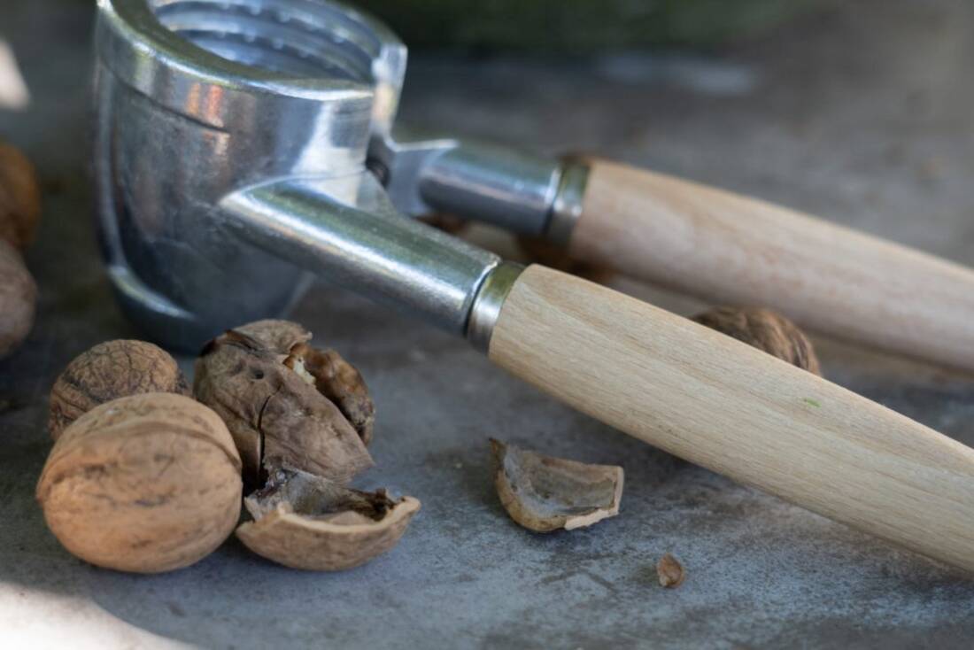 Nussknacker mit Holzgriff