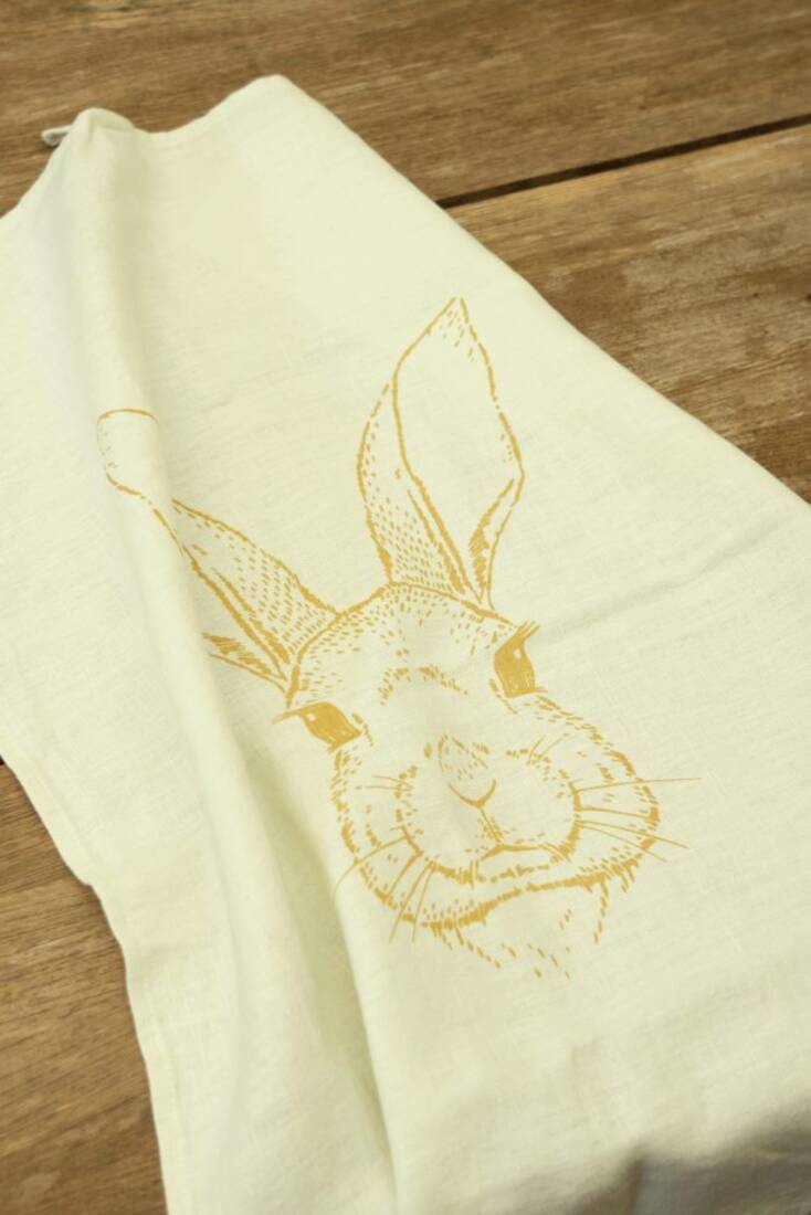 Geschirrtuch Hase