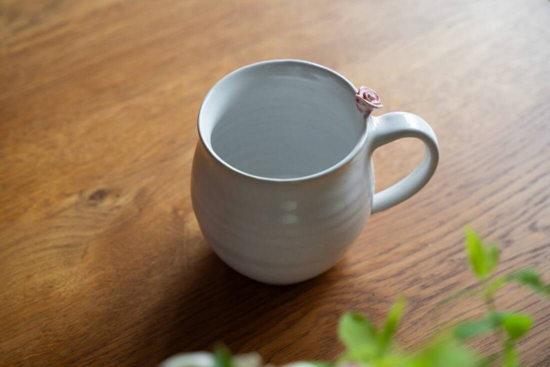 Großer Becher Rose