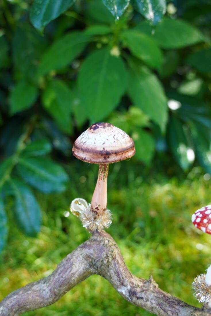 Pilze aus Glas (2er-Set)