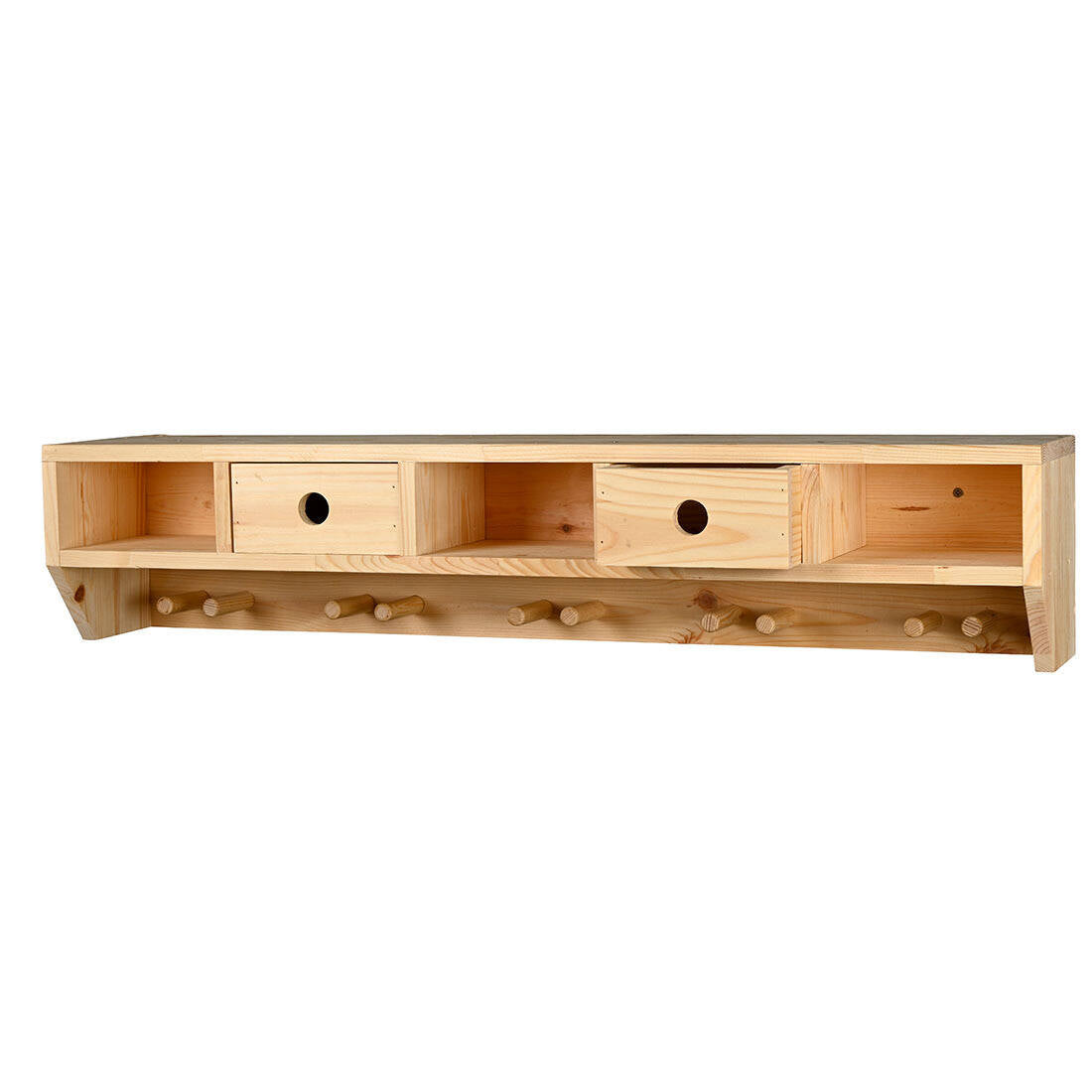 Schubladenregal mit Haken