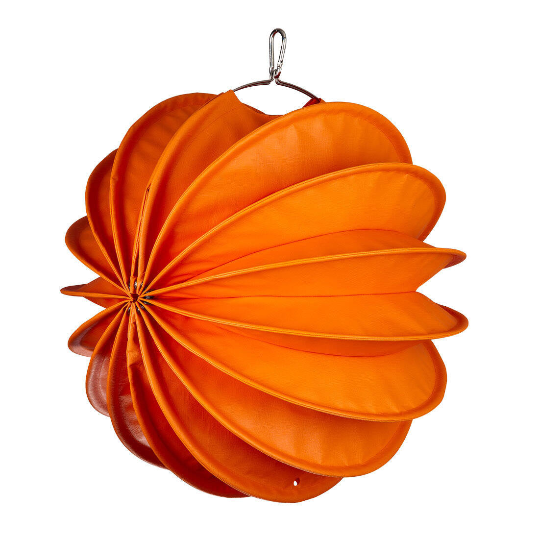 Wetterfester Lampion Orange mit Beleuchtung