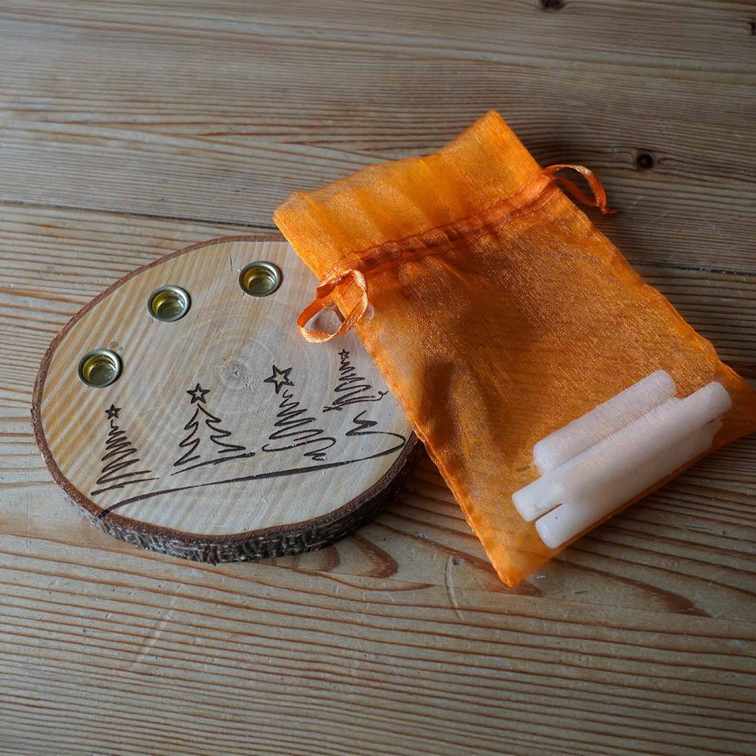 Kleiner Adventskranz mit 4 Kerzen
