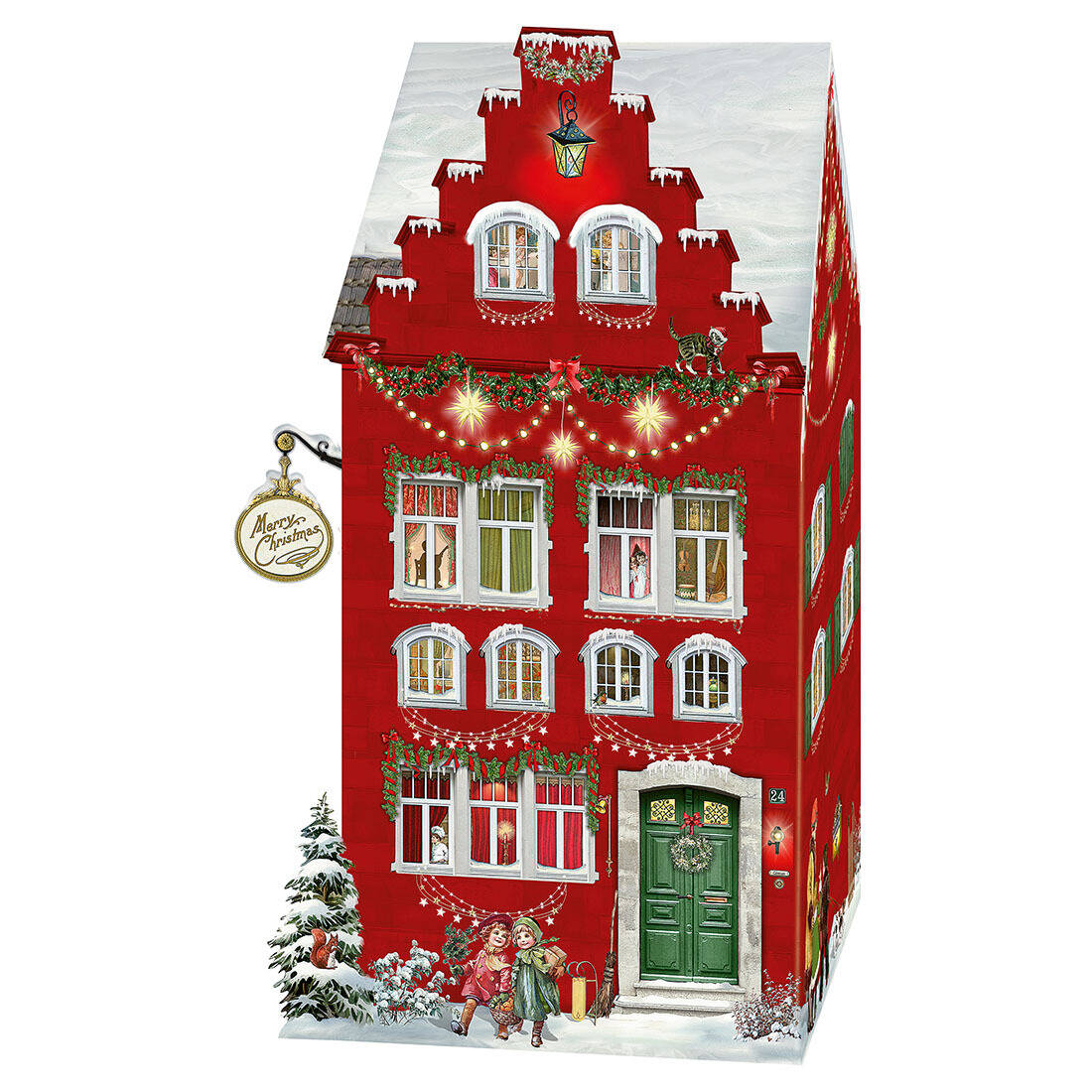 Aufstell-Adventskalender Weihnachtshaus