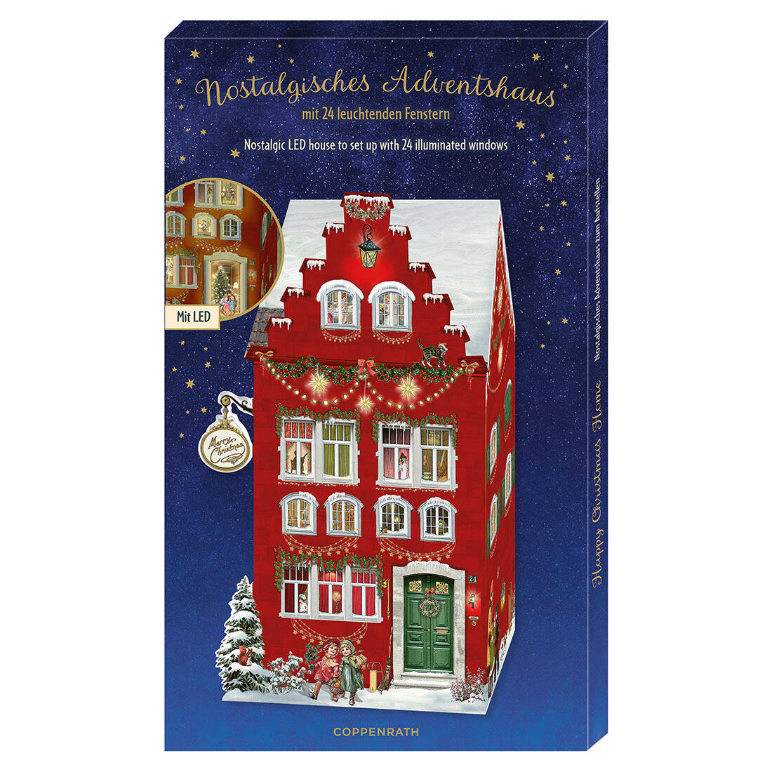 Aufstell-Adventskalender Weihnachtshaus