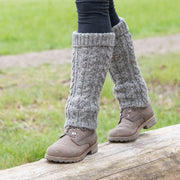 Strickset Beinstulpen mit Zopfmuster