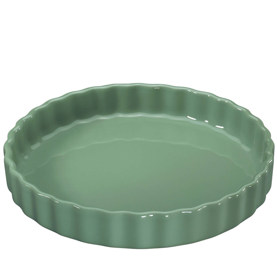 Tarteform Keramik lindgrün 27 cm