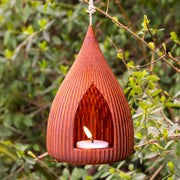 Windlicht Amber aus Recyclingkunststoff