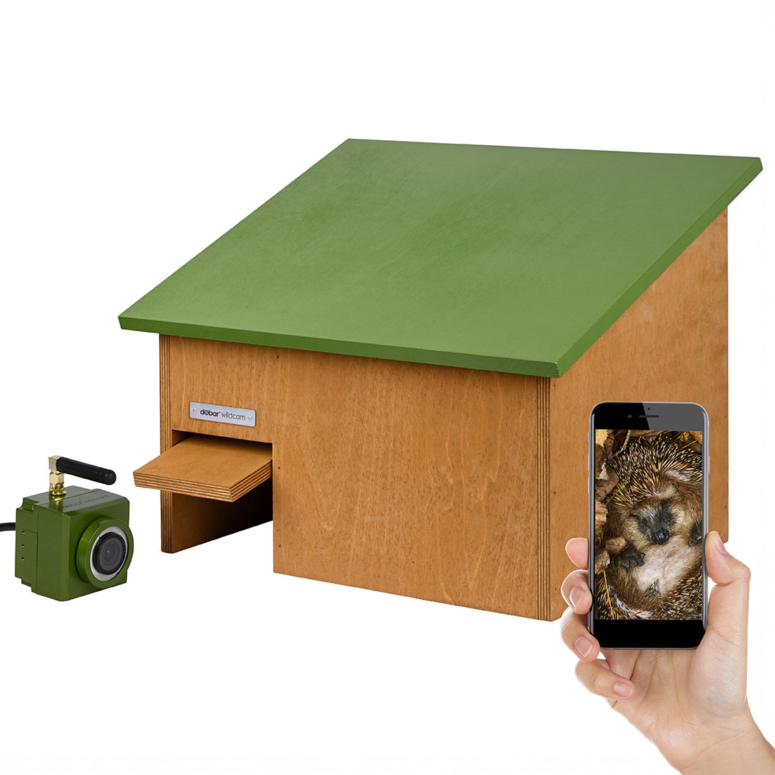 Igelhaus mit Kamera