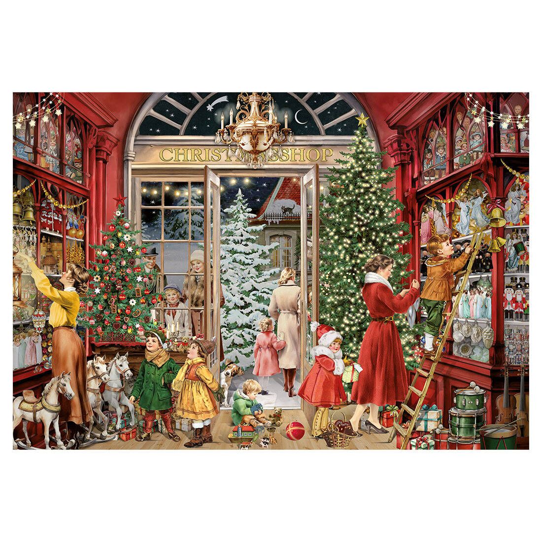 Puzzle-Adventskalender Weihnachtsladen