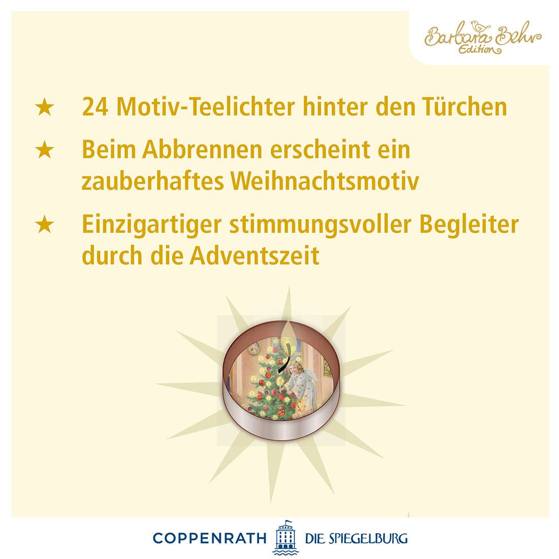 Teelicht Adventskalender Advent Advent | 24 Bildüberraschungen im Kerzenschein