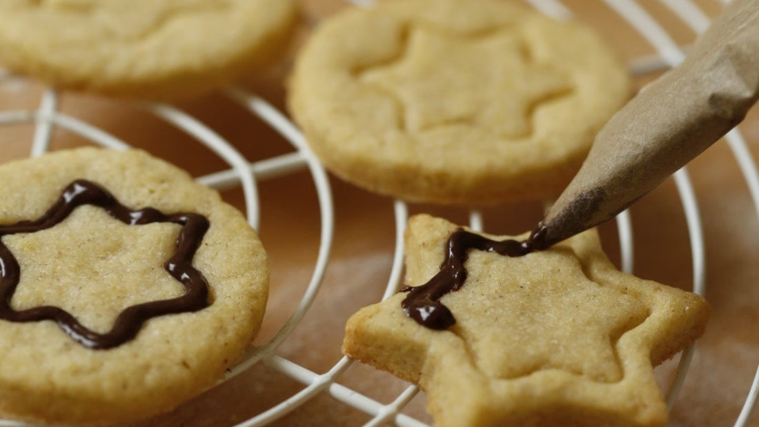 Feine Verzierung für Plätzchen