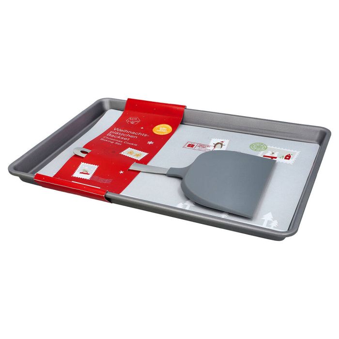 GEFU VARIADO Backblech Mit Abkühlgitter | Edelstahl 40,5cm Für Backen & Abtropfen