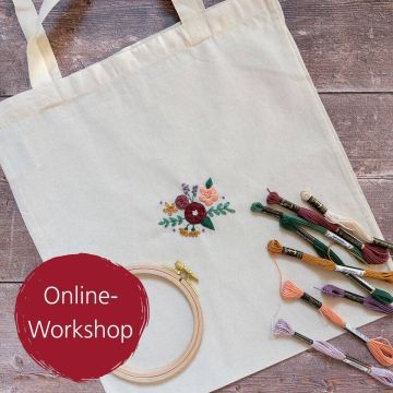 Digital-Workshop Sticken (mit Materialpaket)