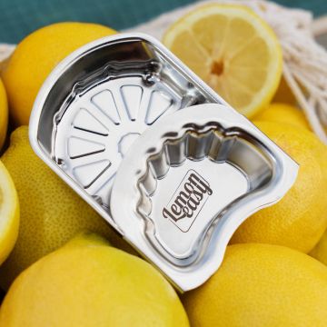 Zitronenscheibenpresse aus Edelstahl