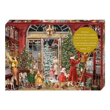 Puzzle-Adventskalender Weihnachtsladen
