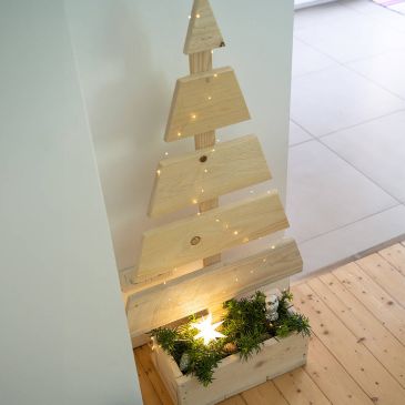 Holz-Tannenbaum | Dekokasten | Blumenkasten | Fichtenholz | Landlust Shop