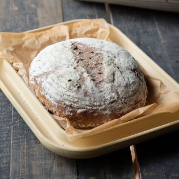 Eckige Brotbackplatte