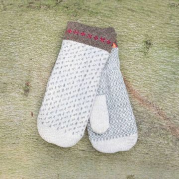 Fäustlinge Beige L