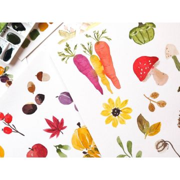 Digital-Workshop Aquarell Herbst