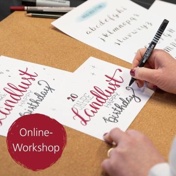 Digital-Webinar Handlettering-Akademie (Grundkurs)
