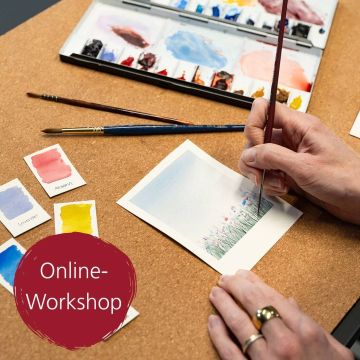 Digital-Webinar Aquarell-Akademie Frühlingswiese (Fortgeschrittenenkurs)
