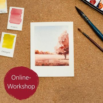 Digital-Webinar Aquarell-Akademie Herbstlandschaft (Fortgeschrittenenkurs)
