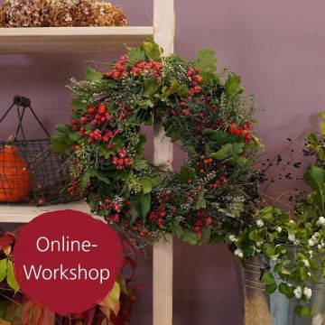 Digital-Webinar Herbstkränze binden