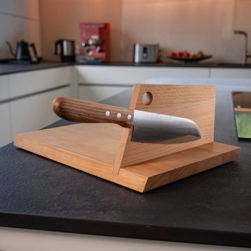 Schneidebrett Buche mit Anschlag