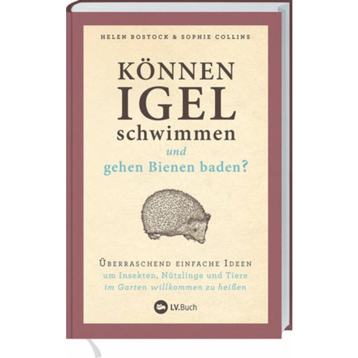 Können Igel schwimmen und gehen Bienen baden?