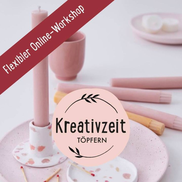 Digital-Workshop Modellieren im Terrazzo-Stil incl. Materialpaket