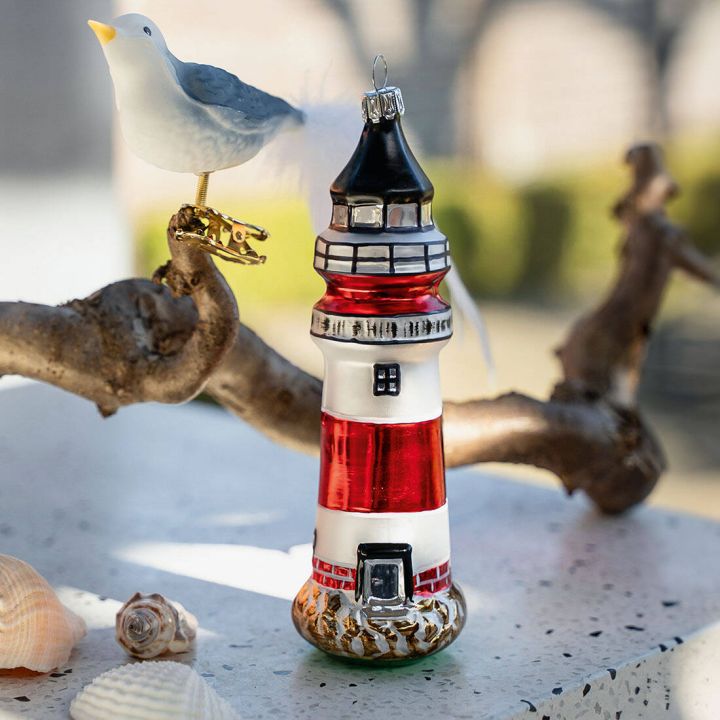 Leuchtturm aus Glas