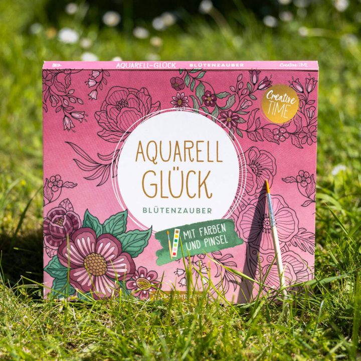 Malbuch Aquarell-Glück Blütenzauber