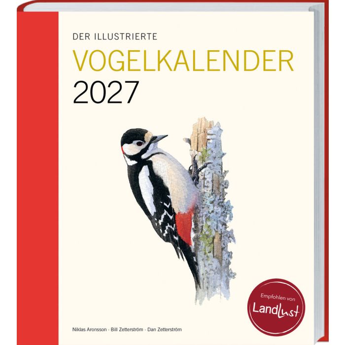Der Naturkalender zeigt auf dem Deckblatt die Zeichnungen einzelner Blumen.