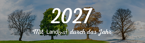 Das Bild zeigt vier B&auml;ume jeweils zu unterschiedlichen Jahreszeiten