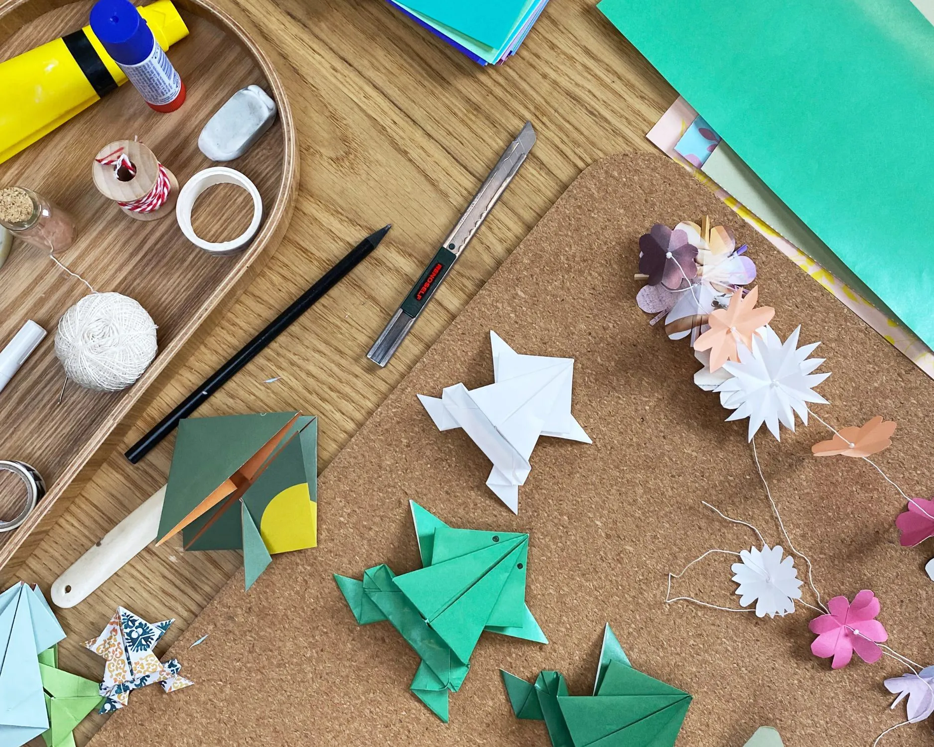Vorschaubild Kreativ-Workshop "Origami", Bild verlinkt zum Workshop.