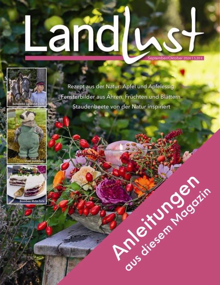 Anleitungen aus der Landlust-Ausgabe September und Oktober 2024