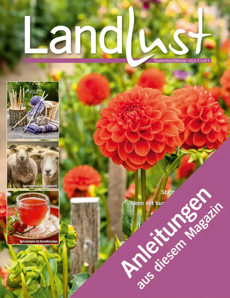 Anleitungen aus der Landlust-Ausgabe September und Oktober 2023