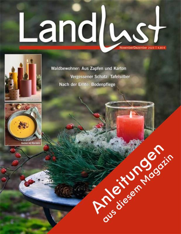 Anleitungen aus der Landlust-Ausgabe November und Dezember 2023