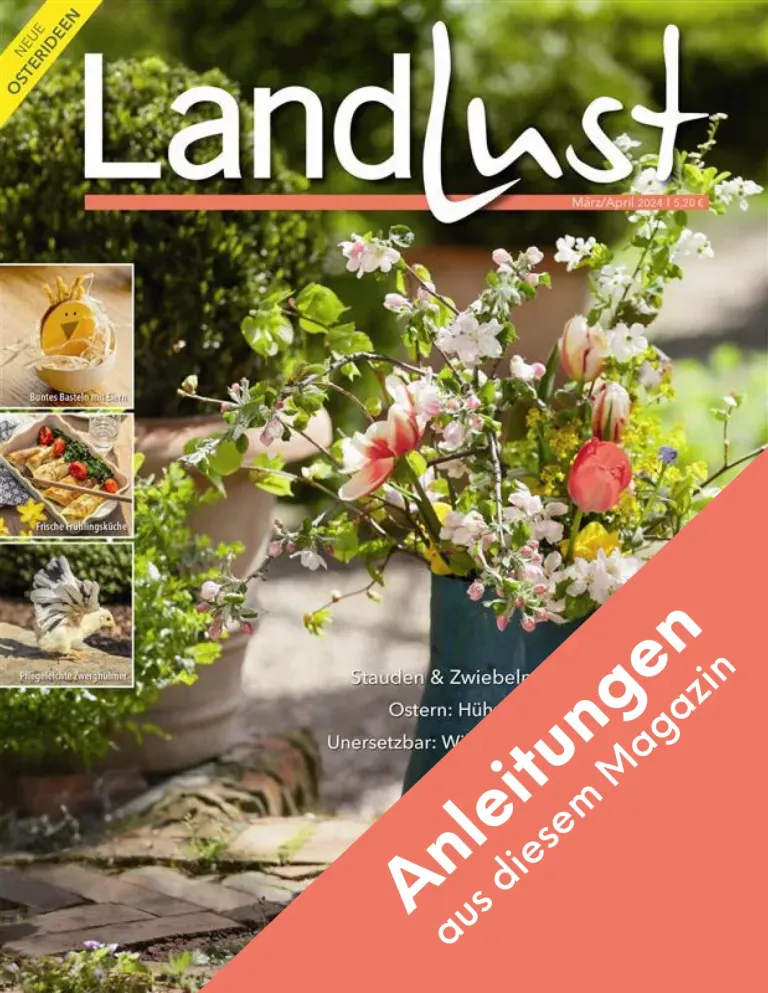 Anleitungen aus der Landlust-Ausgabe März und April 2024